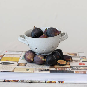 Stoneware Berry Bowl Strainer - Chic Artique