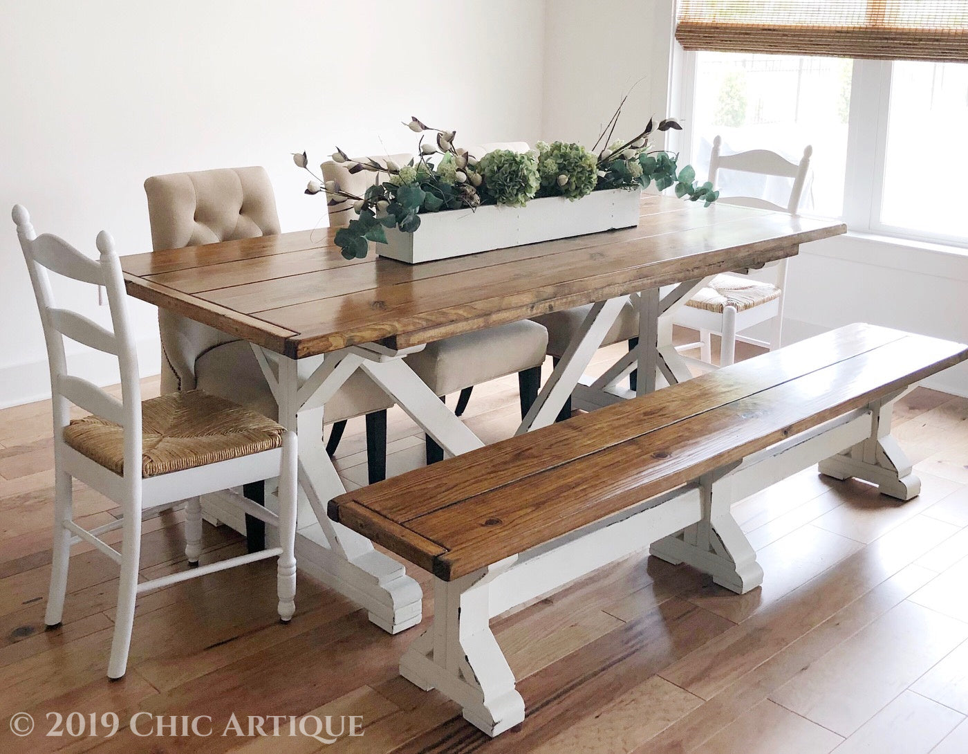 extra long trestle table