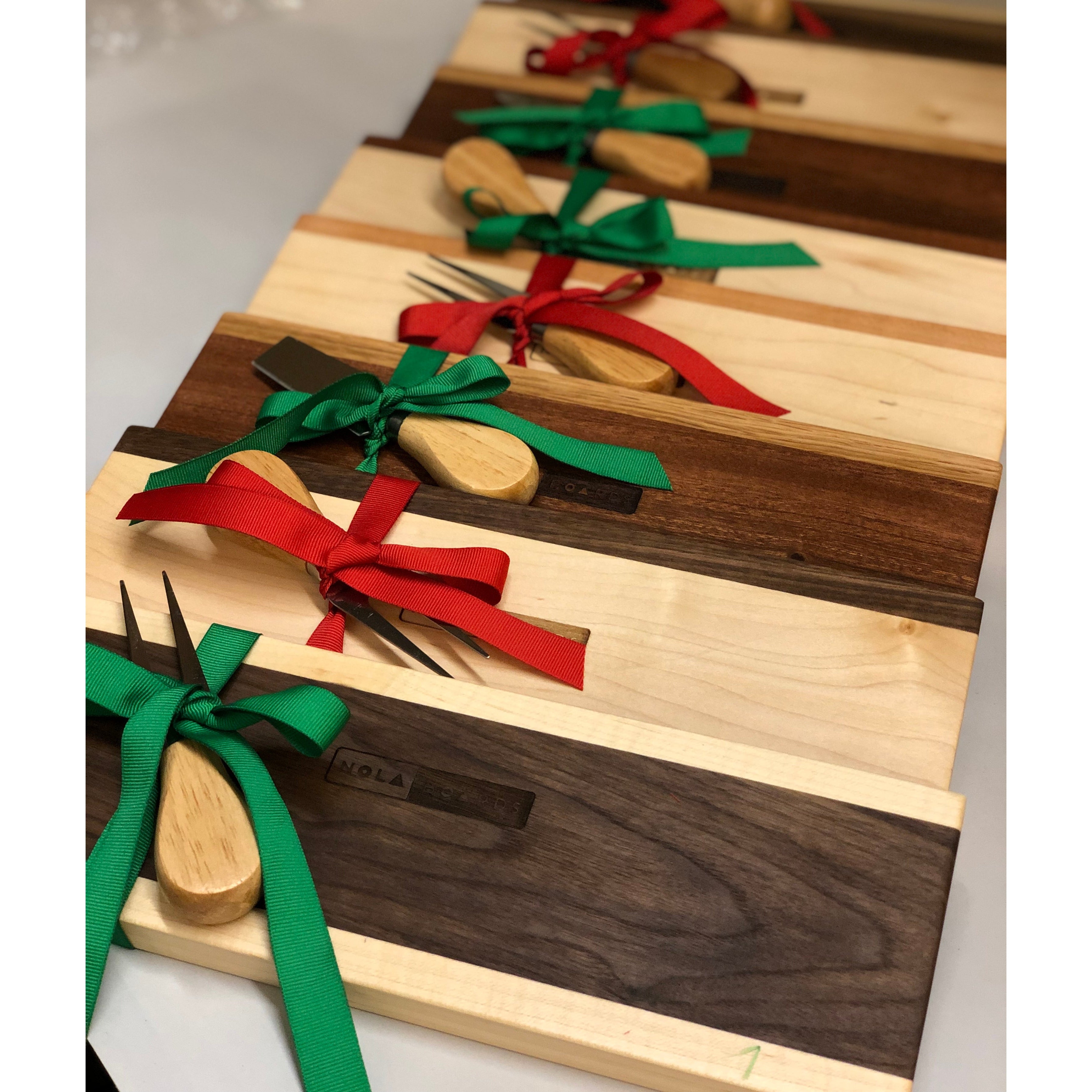 Holiday Cheese Knife Gift Box