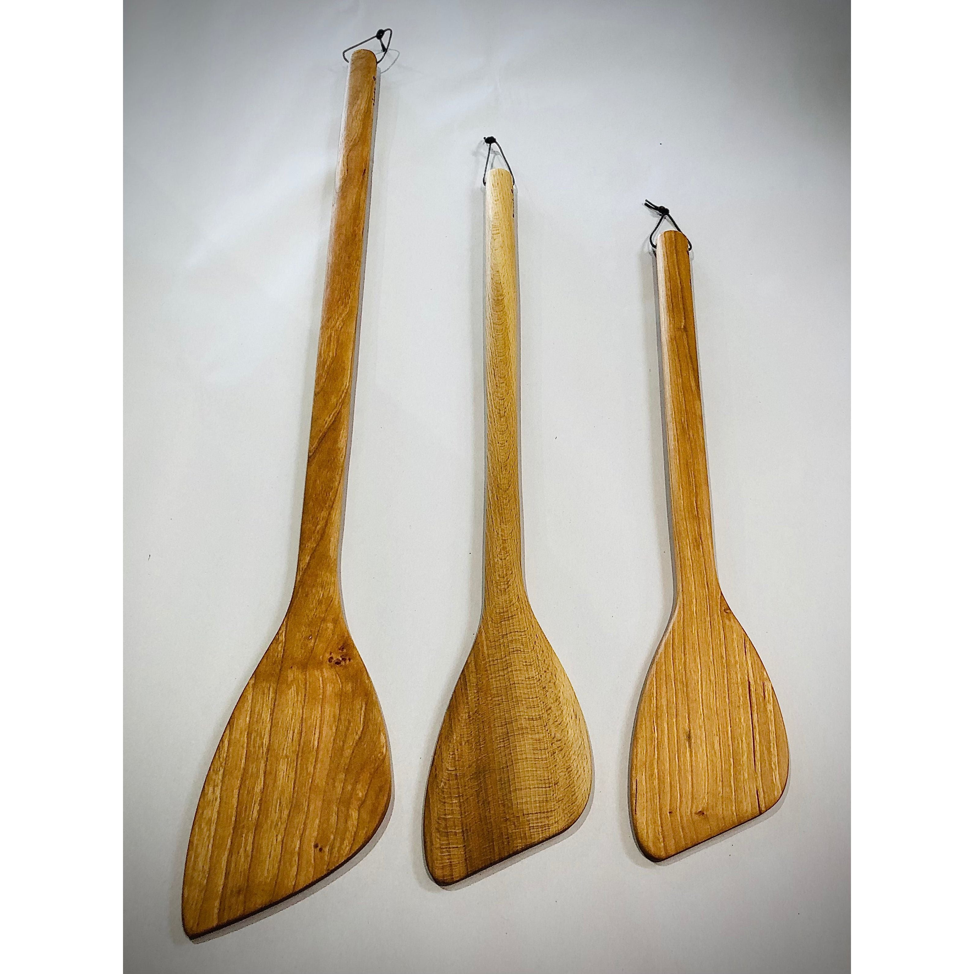 Body Builder Oak Wood Spatula Kitchen Utensils Gift Wooden 