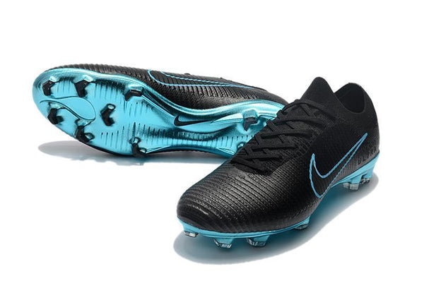 Mañana cebra transatlántico Nike Mercurial Vapor Flyknit Ultra FG Soccer Cleats Black Blue – kicksnatics