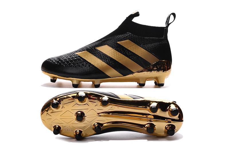 gezond verstand Buiten adem paneel Adidas ACE 16+ Purecontrol FG/AG Soccer Cleats Black Gold – kicksnatics
