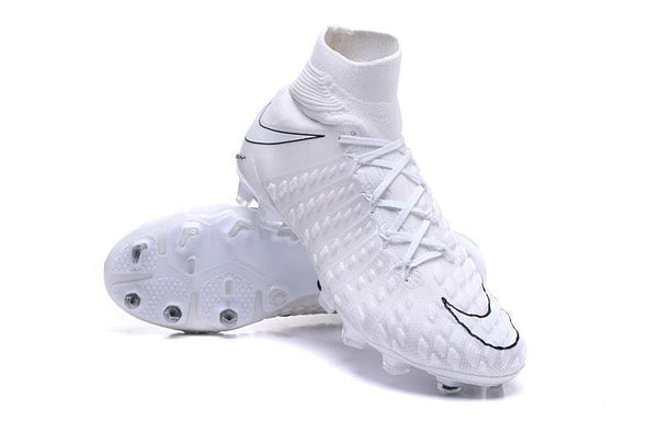 Gracias batería hospital Nike Hypervenom Phantom III DF FG Soccer Cleats All White – kicksnatics