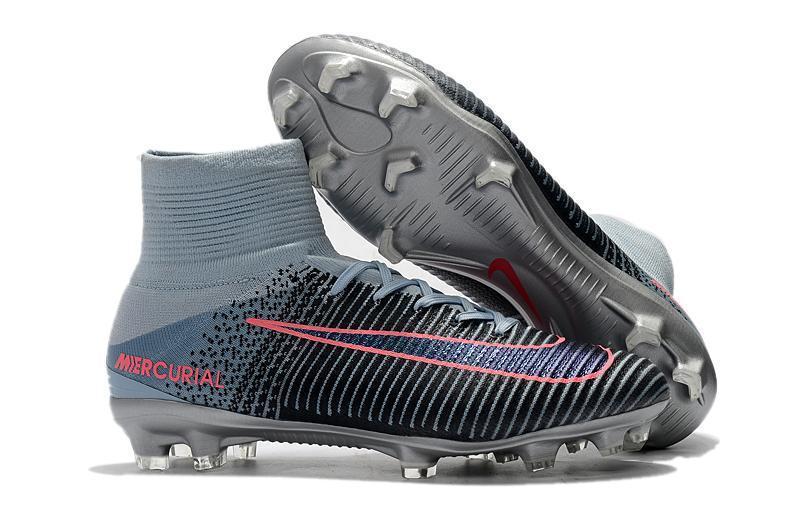 Nike Mercurial V FG Soccer Cleats Grey – kicksnatics