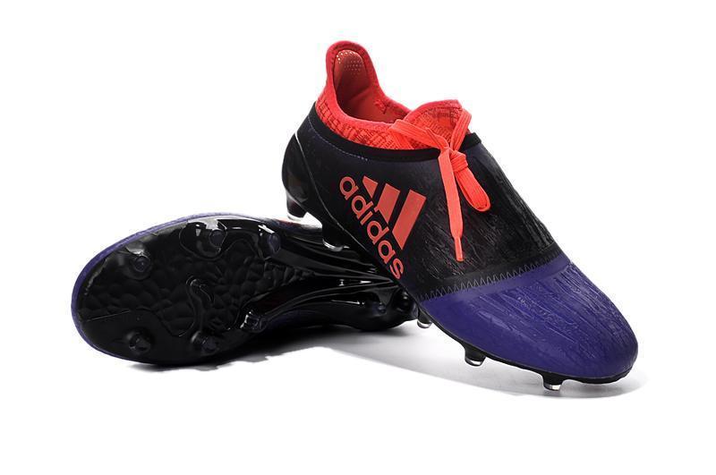 Adidas X 16+ Purechaos FG/AG Soccer Cleats Purple Black Red – kicksnatics