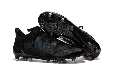 X 16+ Purechaos FG/AG Soccer Cleats All Black