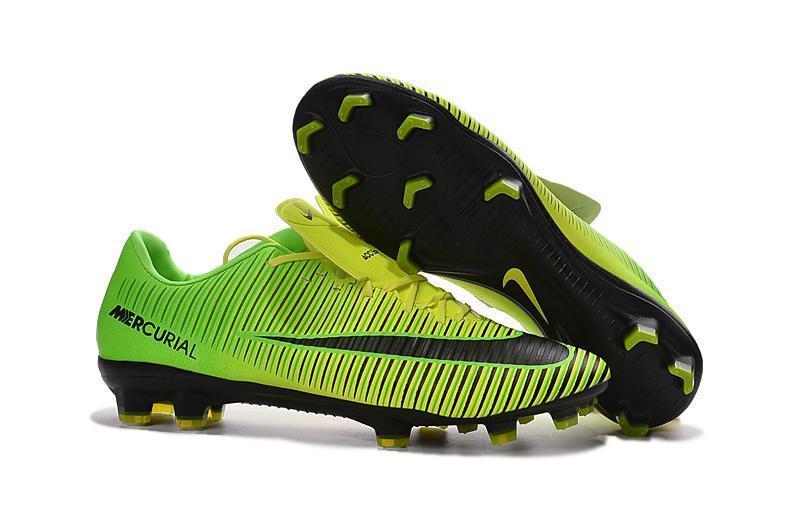 bordillo Al borde hoy Nike Mercurial Vapor XI FG Soccer Cleats Yellow Green Black – kicksnatics