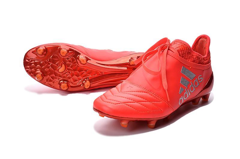 Adidas 16+ Purechaos FG Soccer Cleats Ground Red Silver