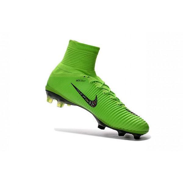 lanza pantalla Escuela de posgrado Nike Mercurial Superfly V FG Soccer Cleats Green Black – kicksnatics