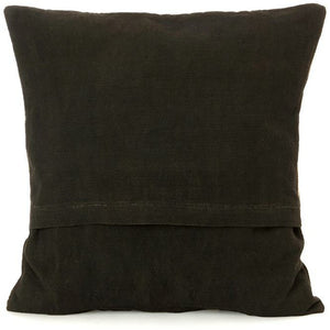 Black Segou Squares Organic Cotton Pillow Cover (Insert Sold Separately)
