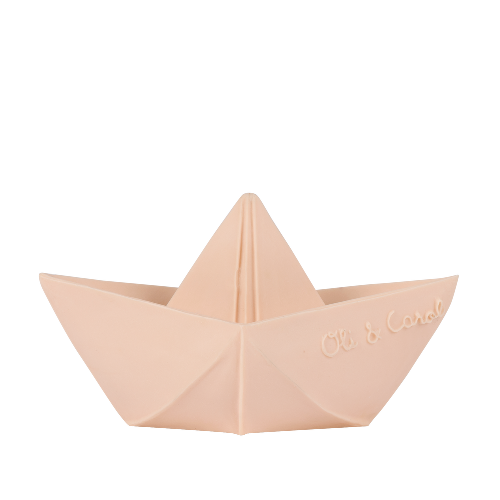 origami boat bath toy