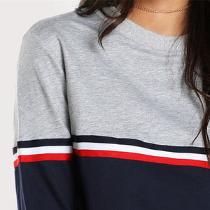 Preppy Stripe Sweatshirt - Dash Couture