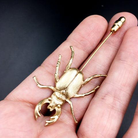 Medium Brass Fly Pin Insect Pin Insect Brooch Bug Pin 