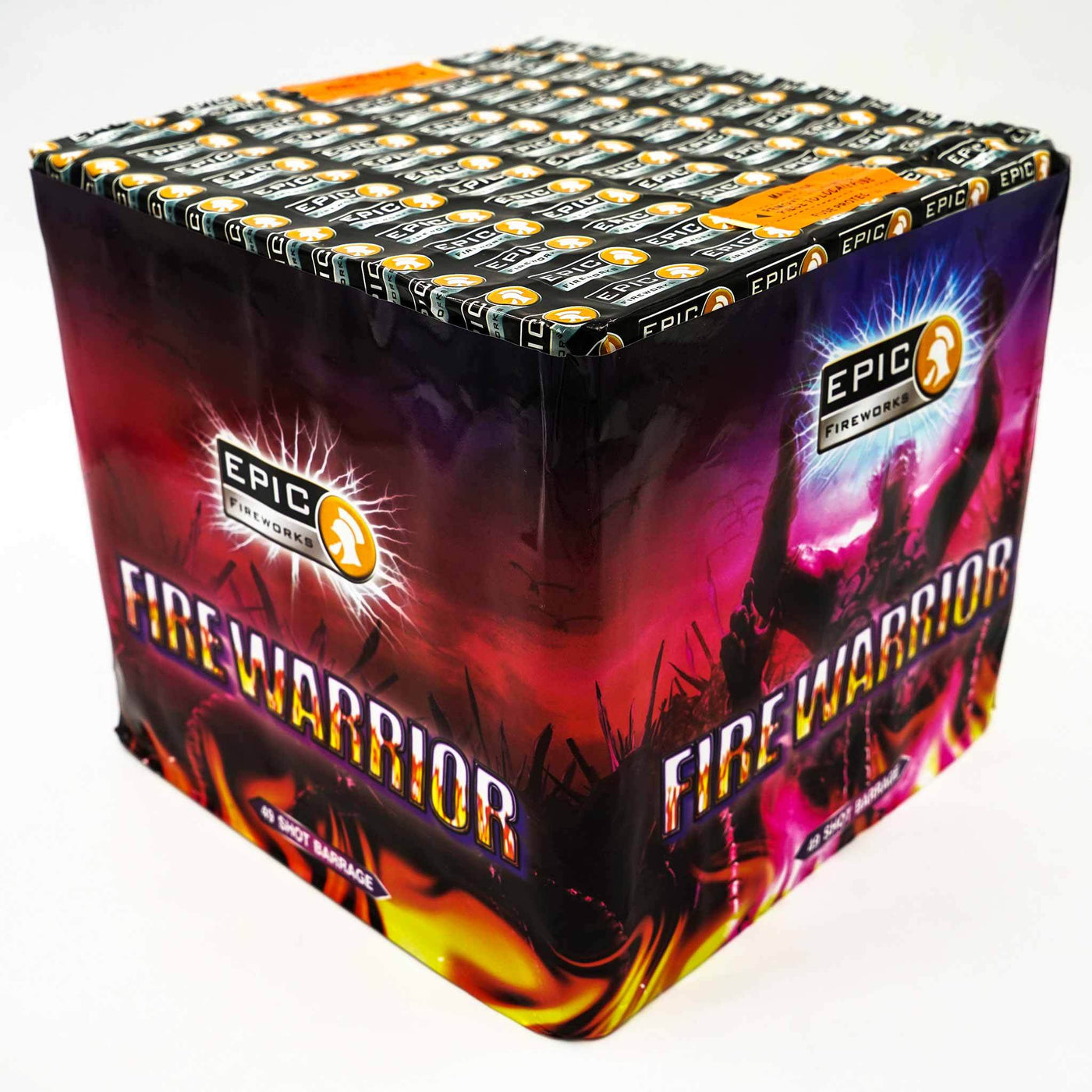 Fire Warrior 49 Shots Firework 1.3G Barrage by Epic Fireworks