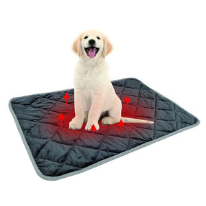 PETSQUARES Self-Heating Pet Mat – Warm, Durable, and Non-Slip Comfort for Dogs & Cats - PetSquares