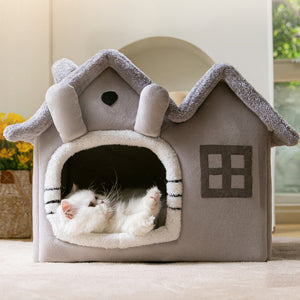 PETSQUARES Detachable And Washable Cat House
