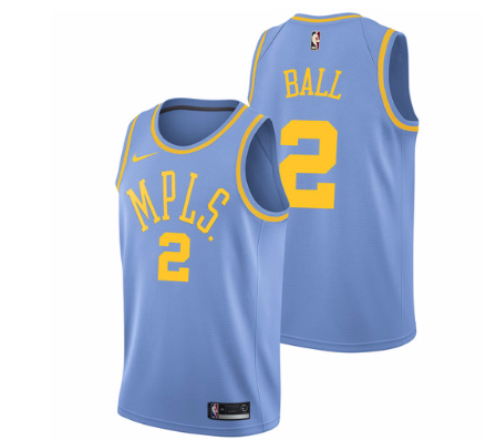 lonzo ball mpls jersey