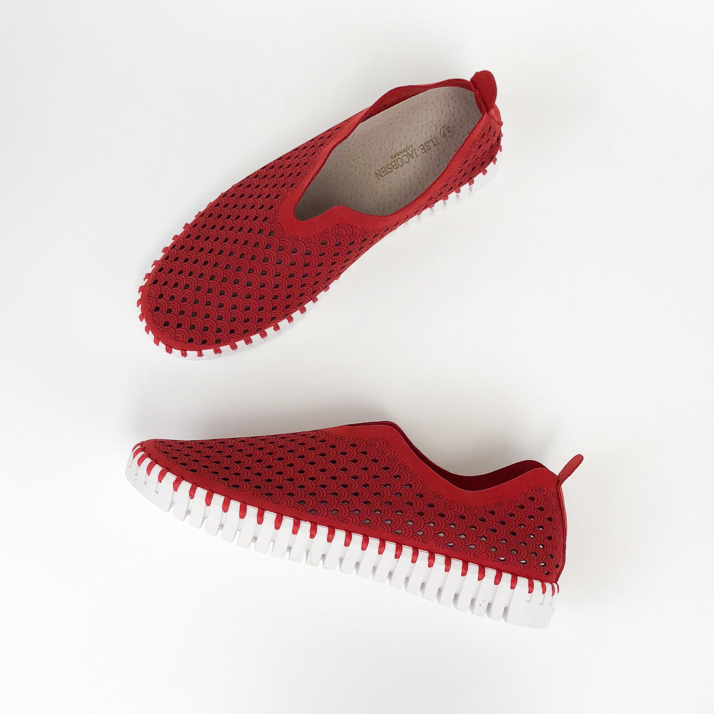 ilse jacobsen tulip shoes red