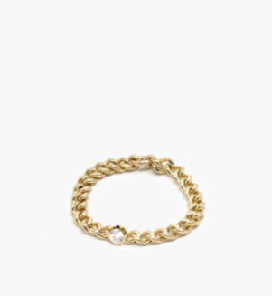 Able - Stella Chain Ring (gold)