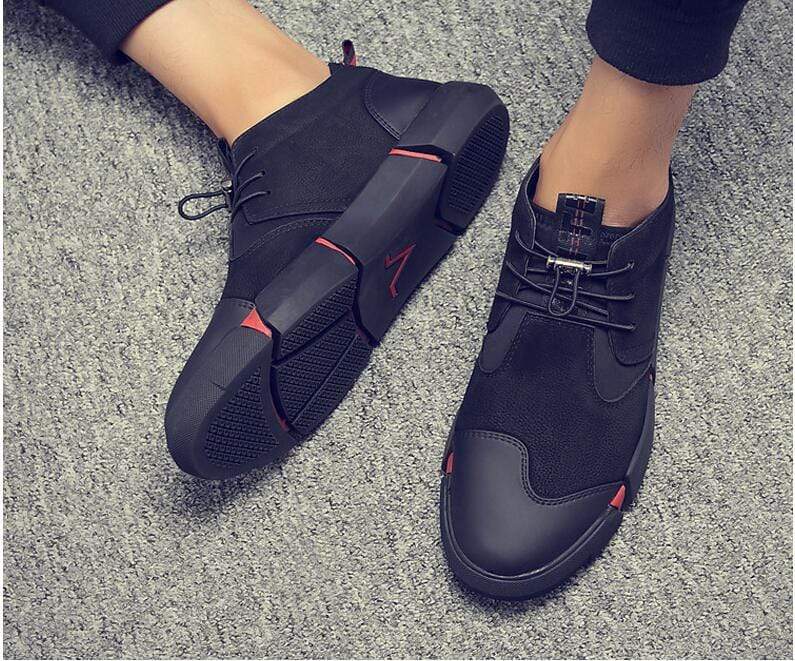 high quality leather sneakers