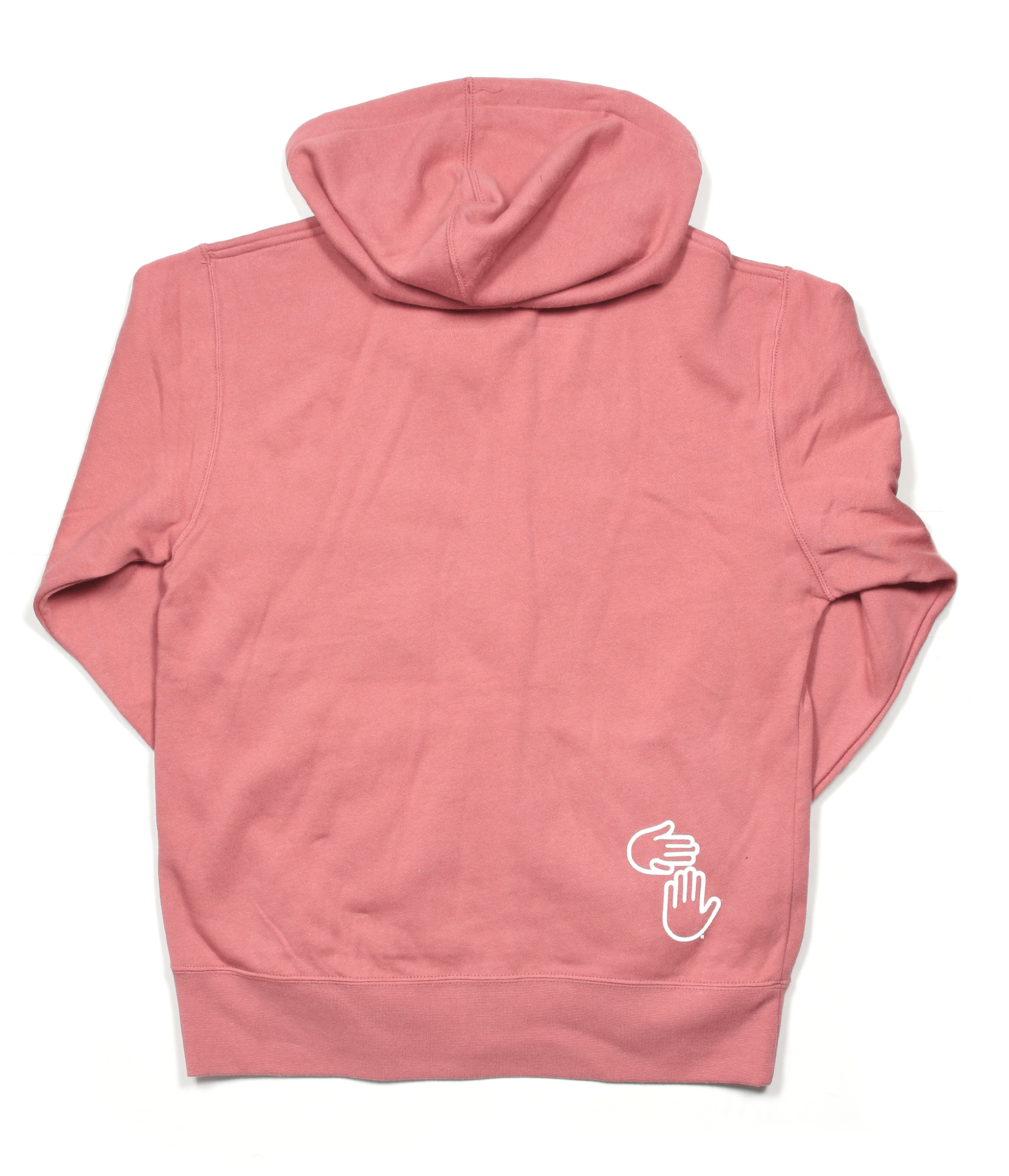 dusty rose hoodie