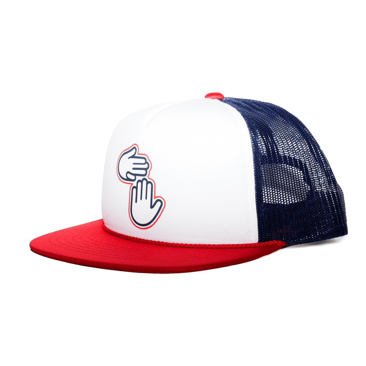 Red, White and Blue Trucker