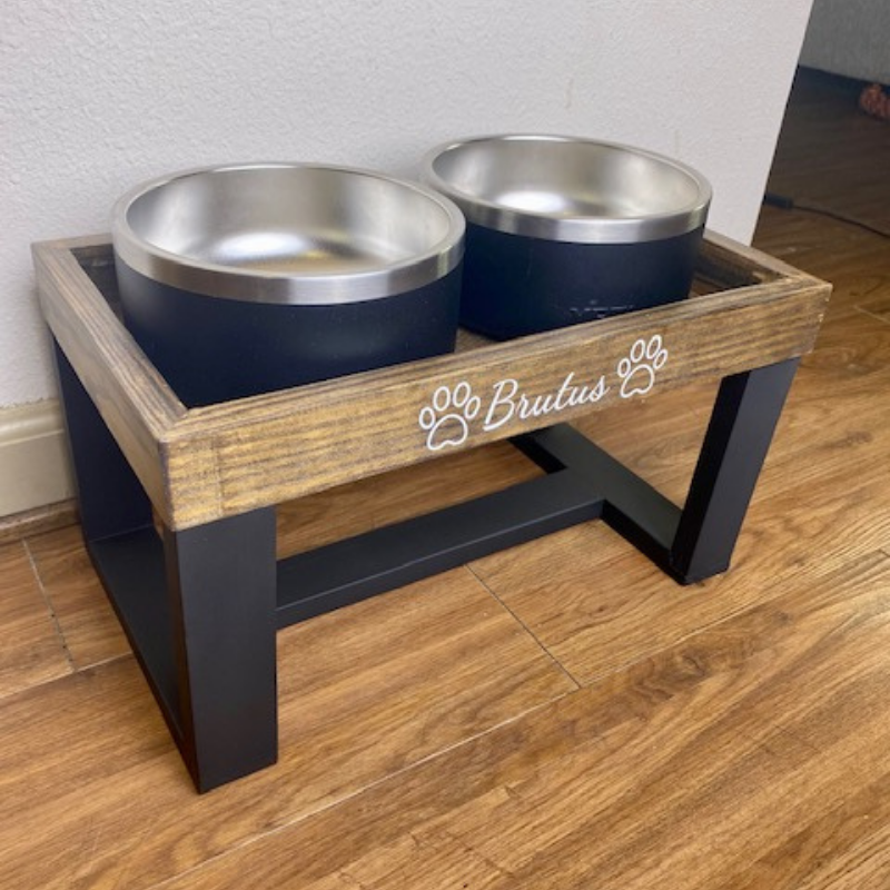 yeti raised dog bowls