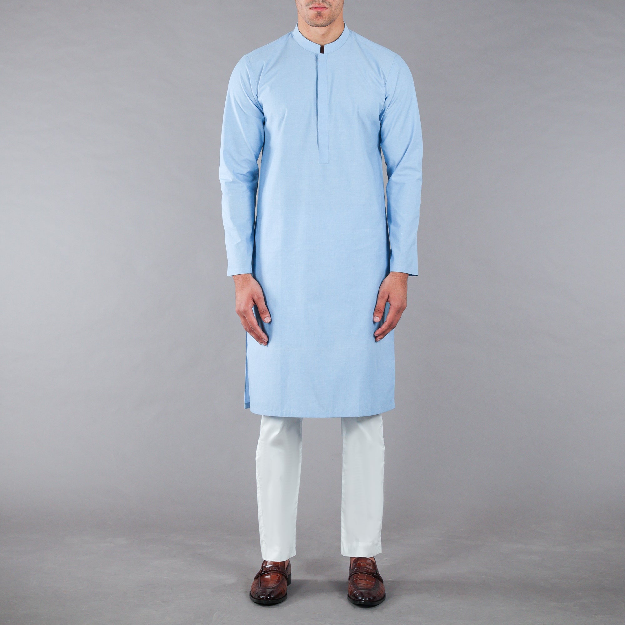 Rich Sky Blue Kurta