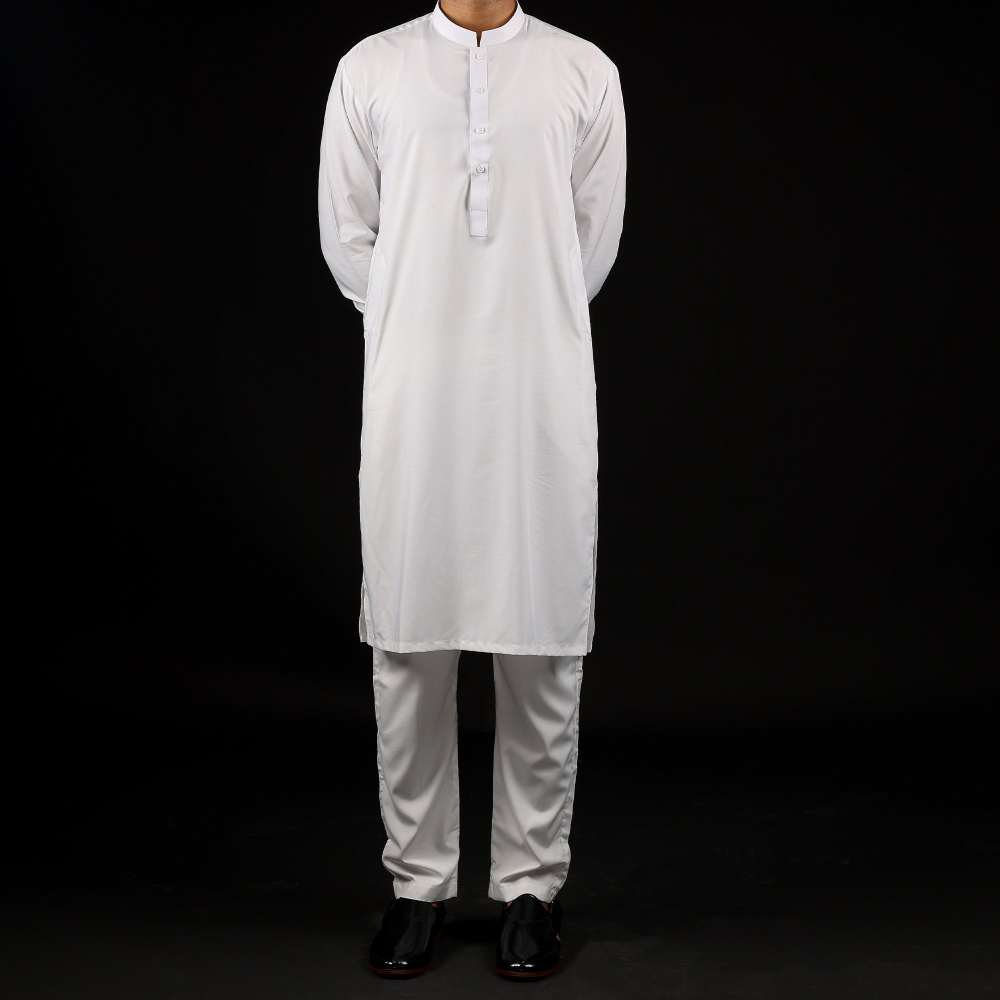 Cream Shalwar Qameez