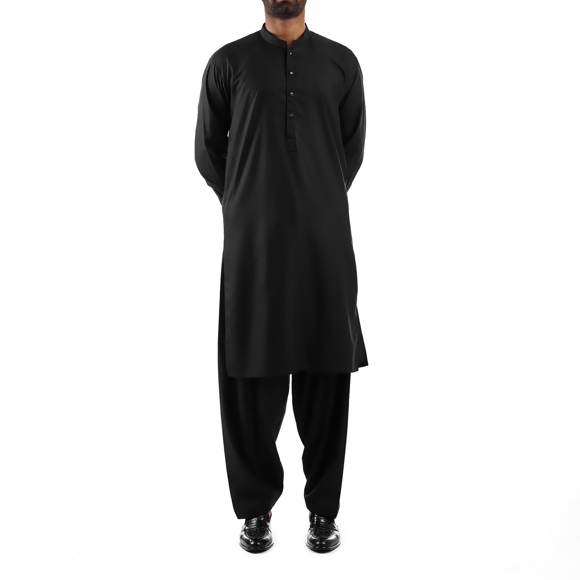 Black Shalwar Qameez