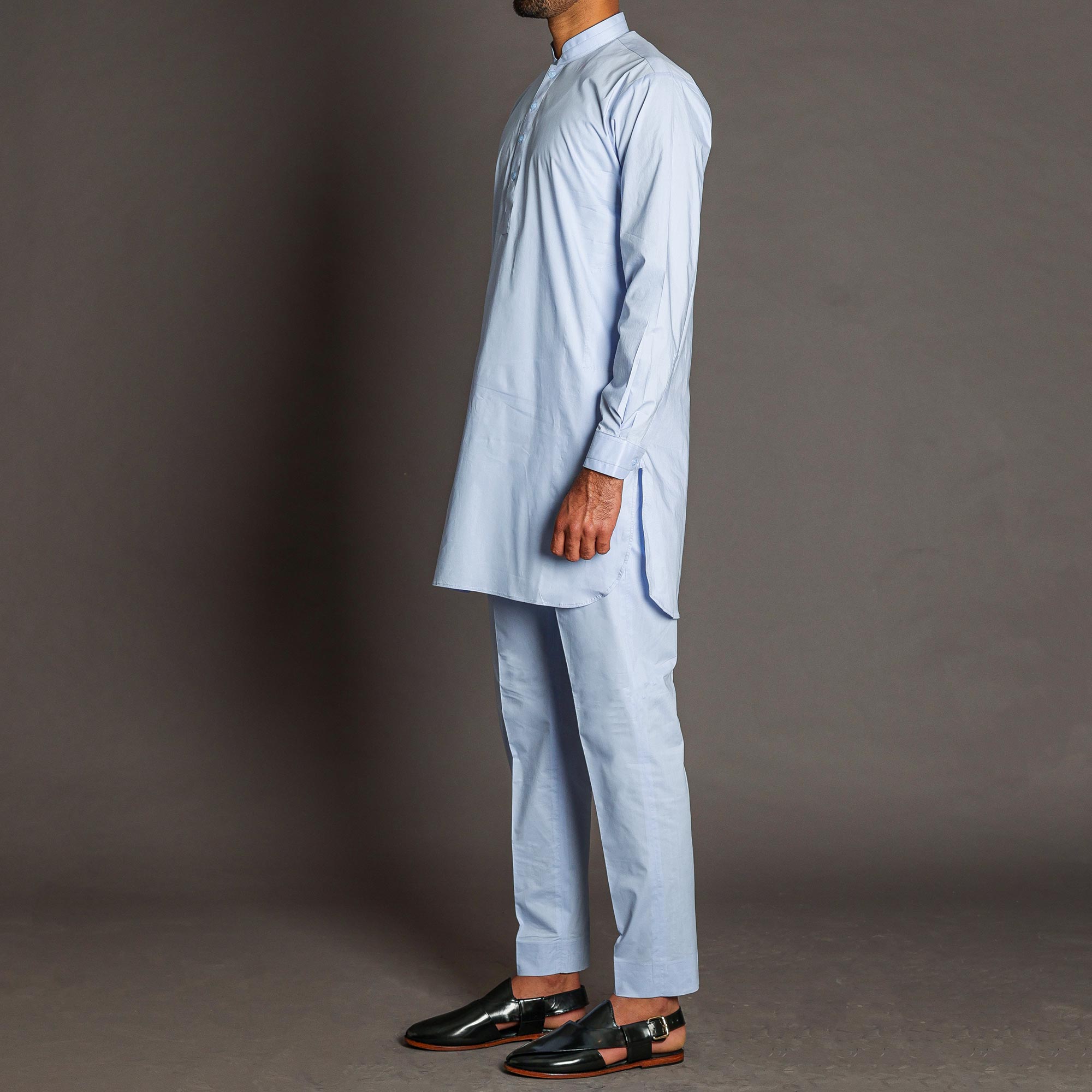 Sky Blue Short Kurta