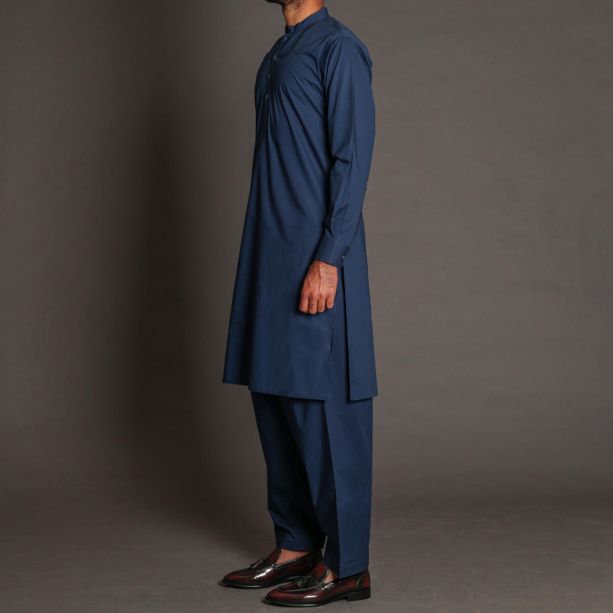 Navy Blue Shalwar Qameez