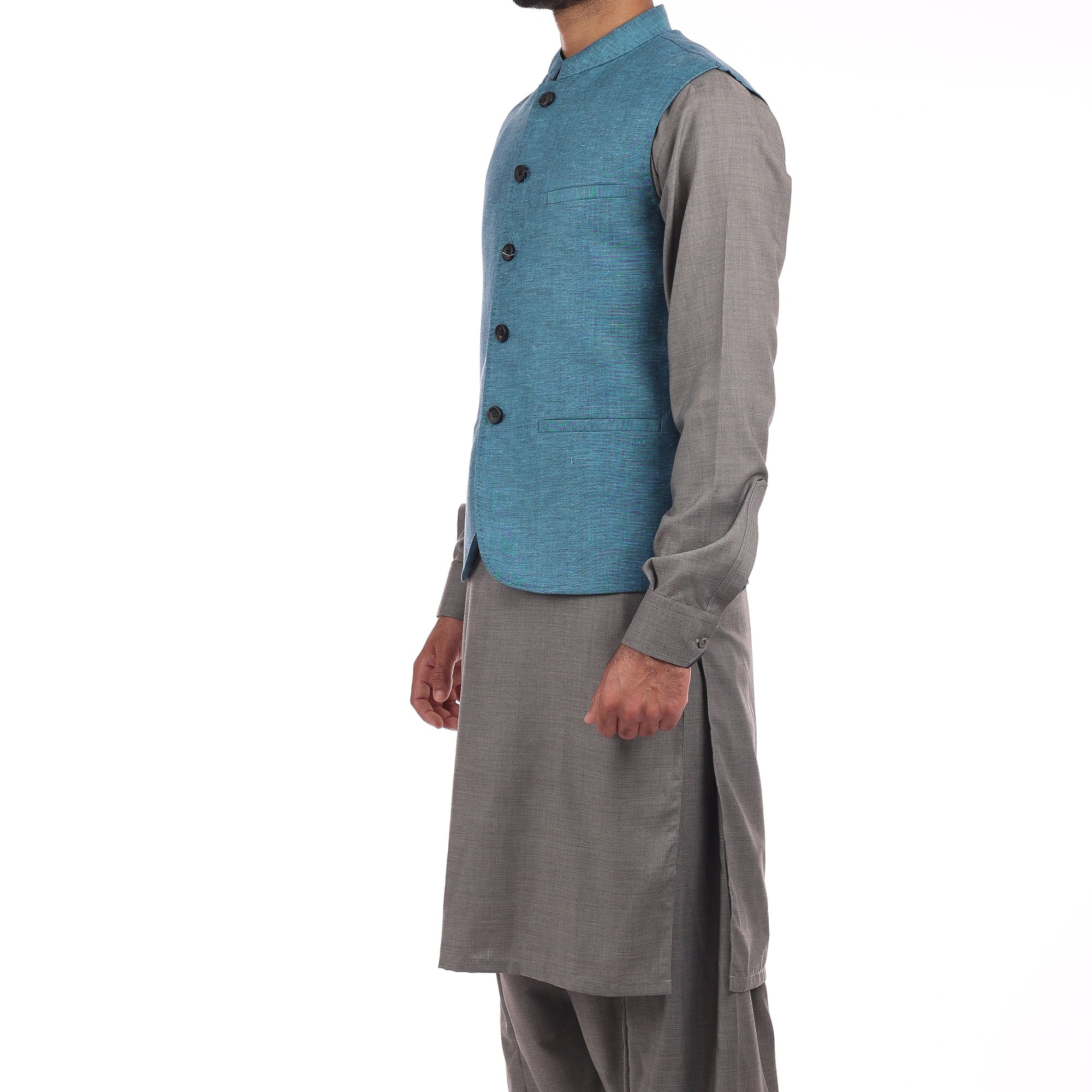 Blueish Grey Waistcoat