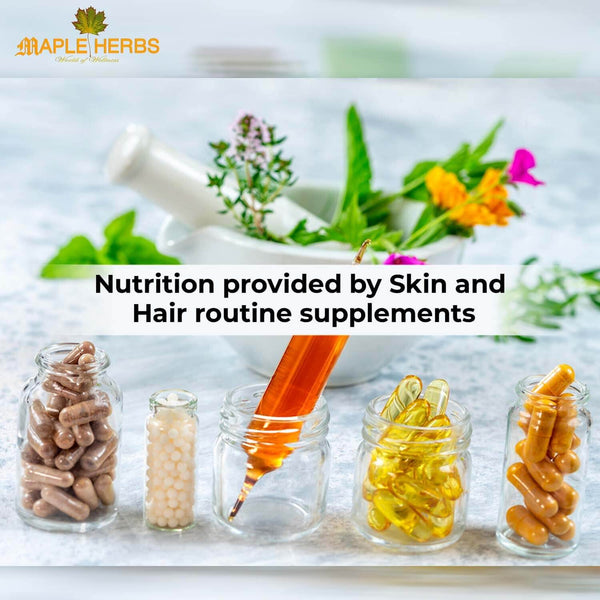 nutrition-provided-by-skin-and-hair-routine-supplements