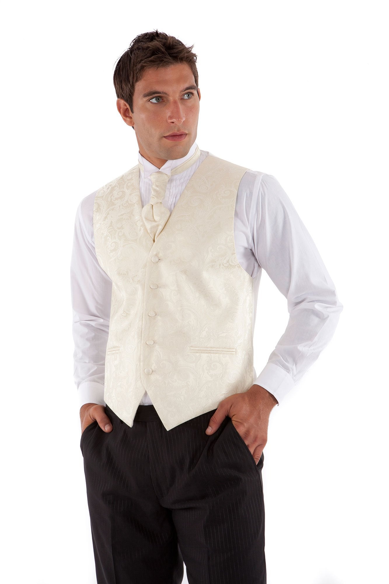 Big Mens Tapestry Formal Vest