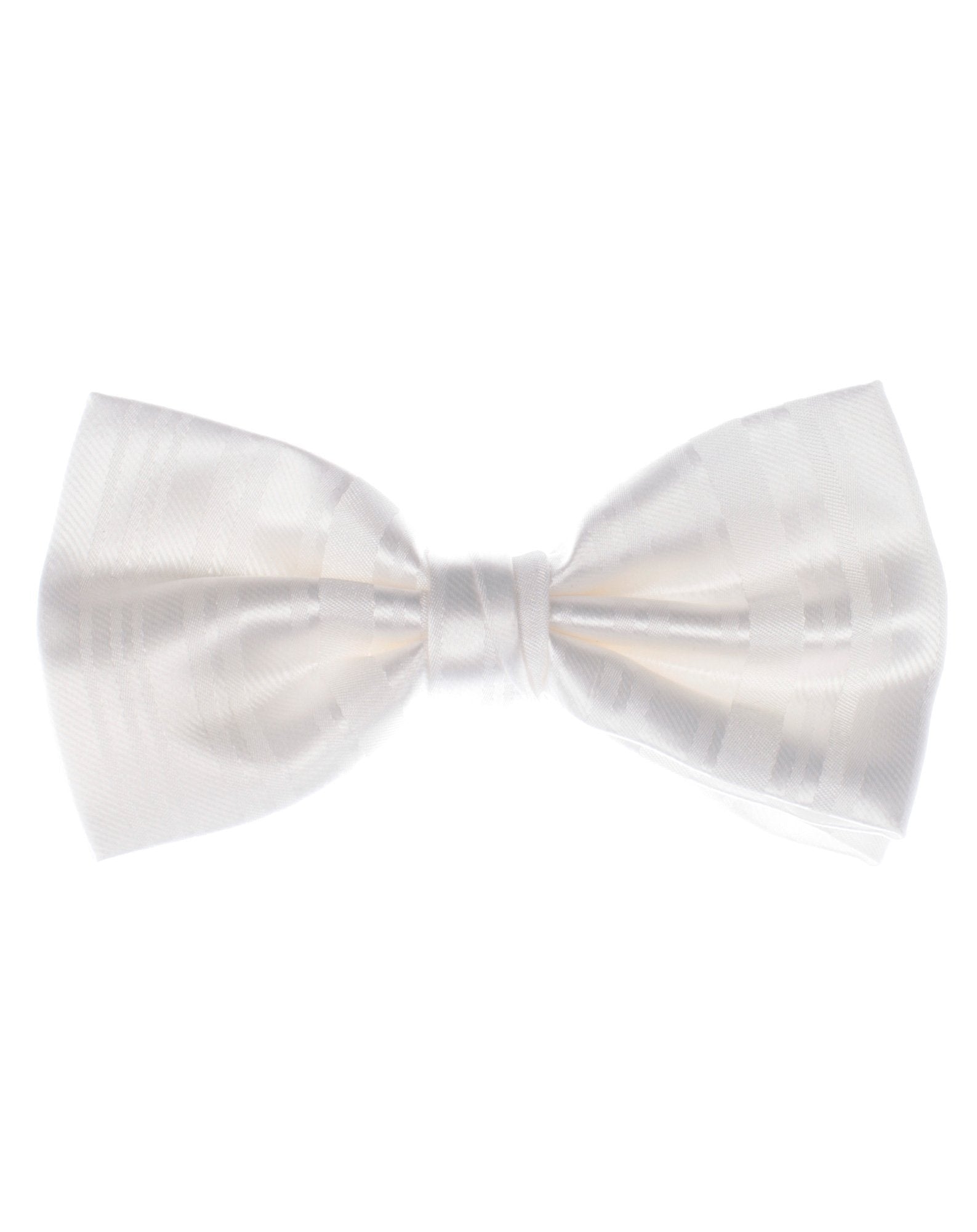 Satin Stripe Bow Tie