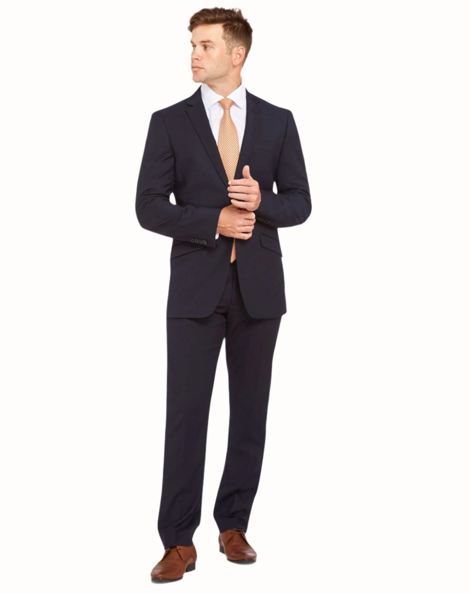 Big Mens Livorno Slim Fit Navy Suit Set