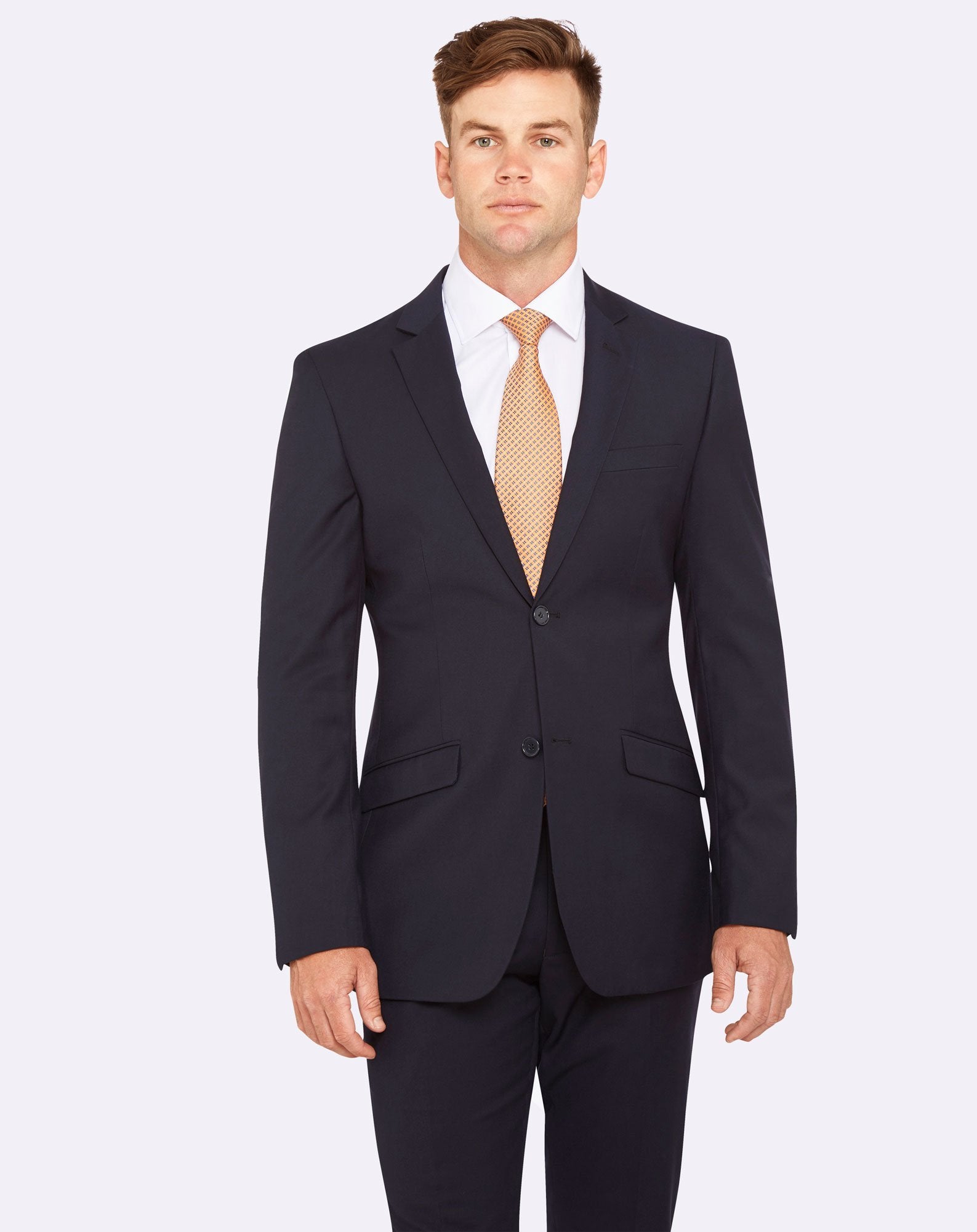 Big Mens Livorno Slim Fit Navy Suit Set