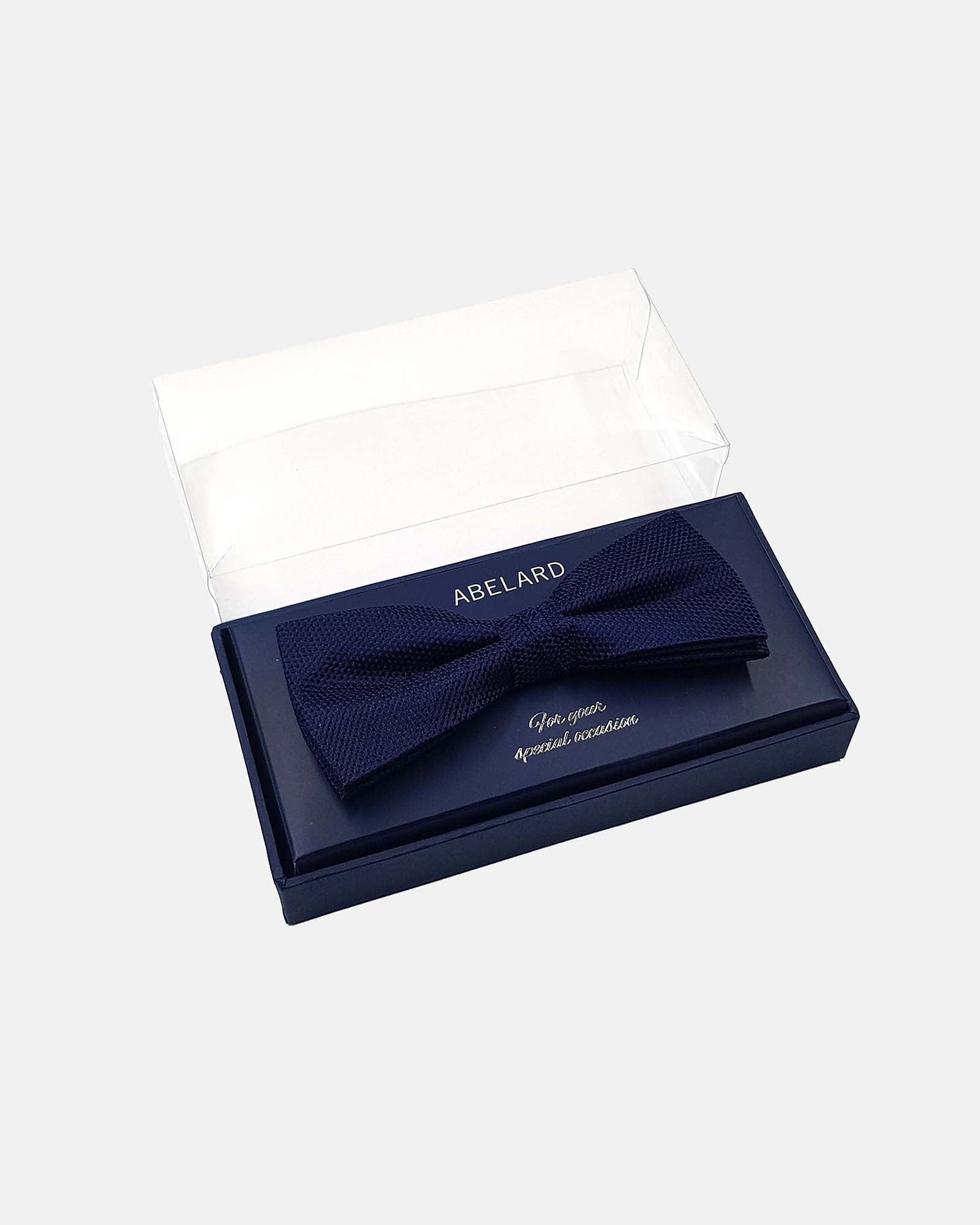 Aberlard Silk Formal Navy Bow Tie