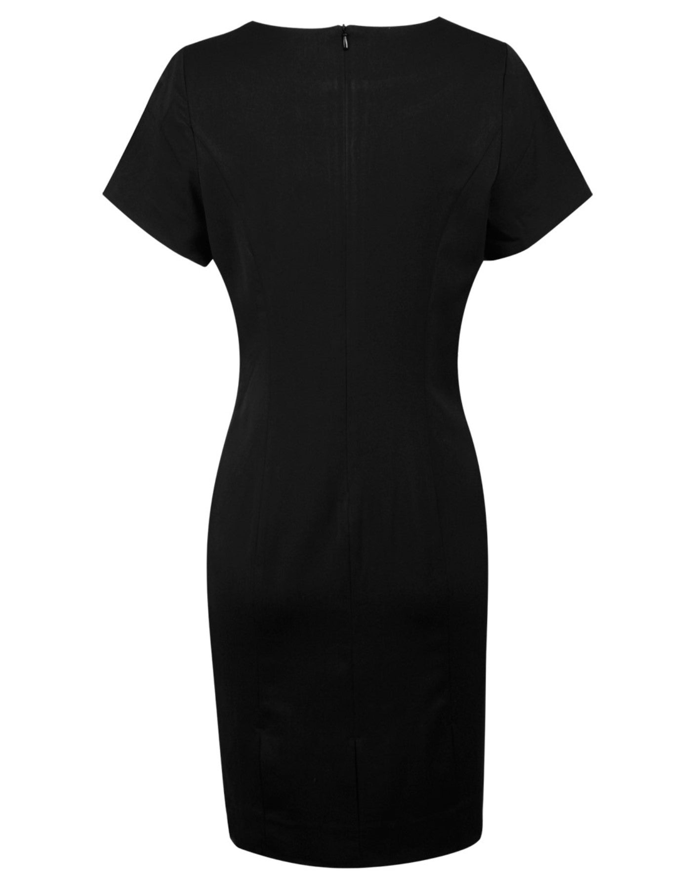 M9282 Ladies’ Poly/Viscose Stretch, Short Sleeve Dress