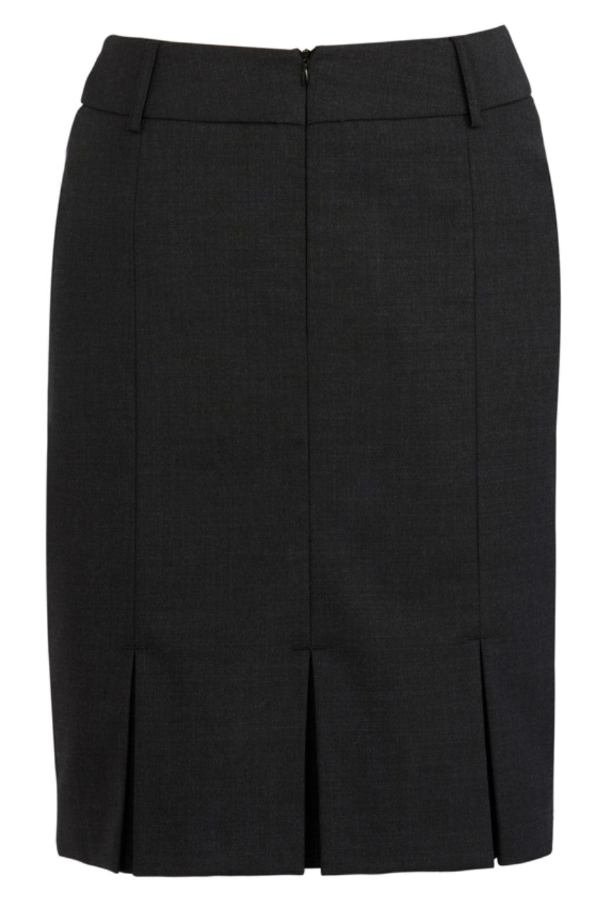 WOMENS MULTI-PLEAT WOOL BLEND SKIRT   24015