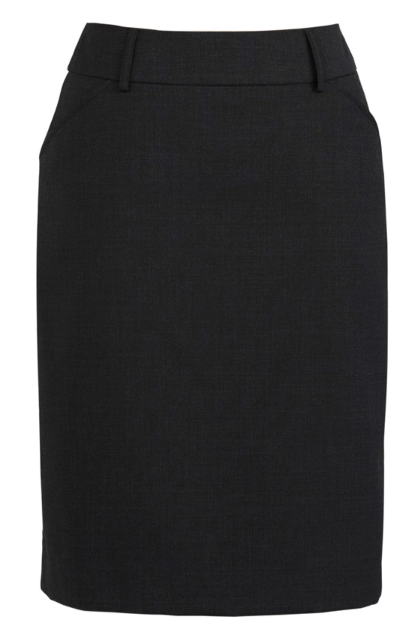 WOMENS MULTI-PLEAT WOOL BLEND SKIRT   24015