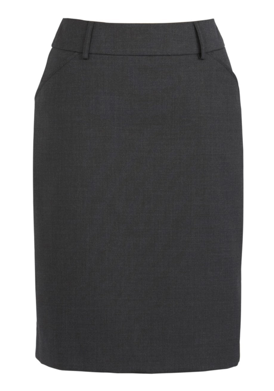 WOMENS MULTI-PLEAT WOOL BLEND SKIRT   24015