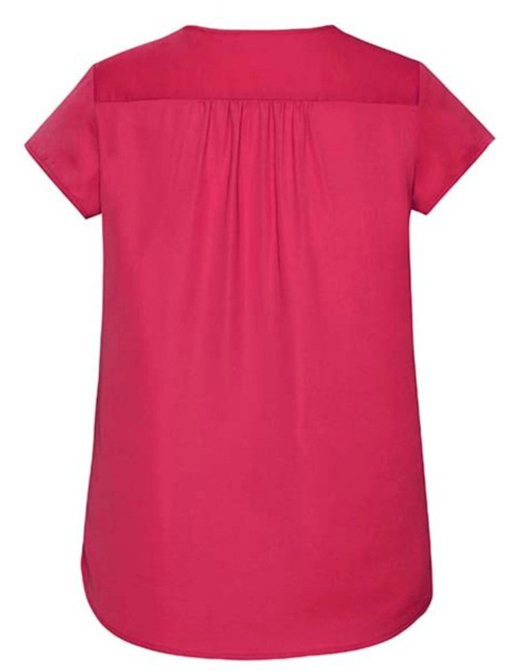 WOMENS KAYLA V-NECK PLEAT BLOUSE   RB967LS