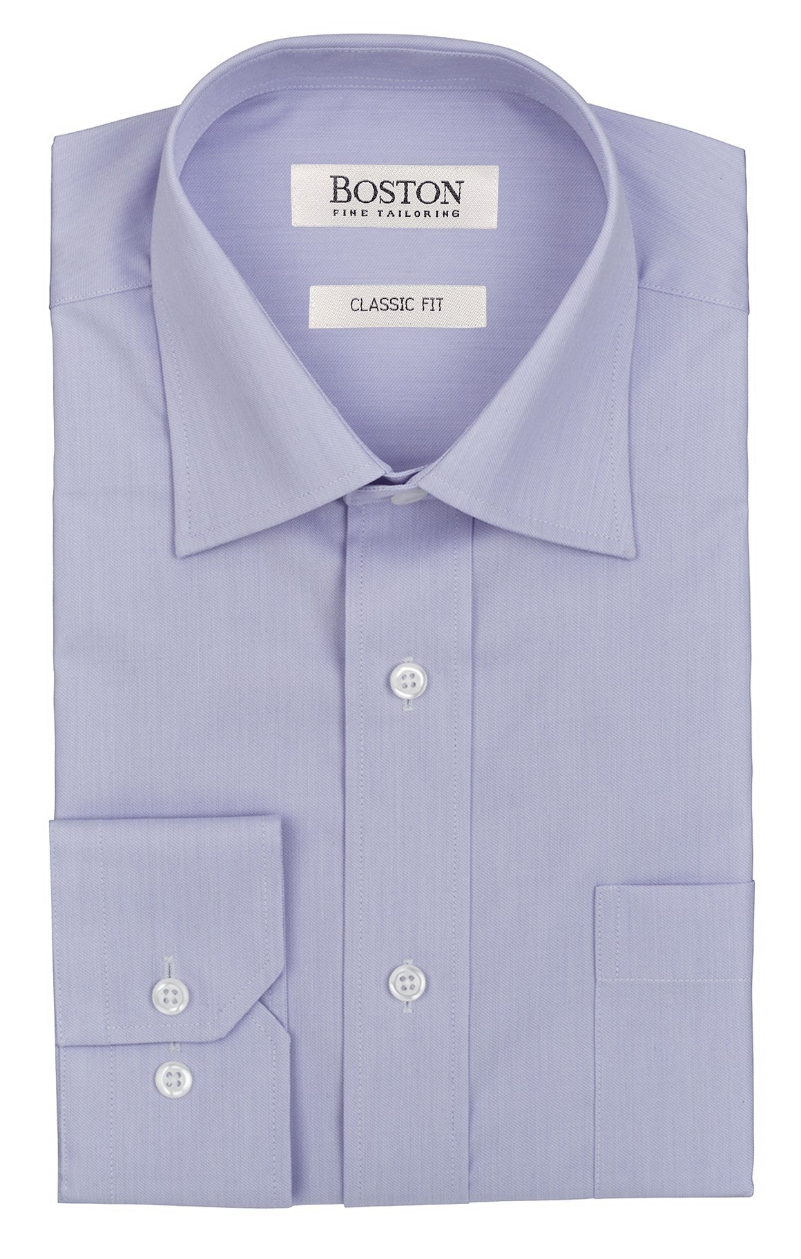 Big Mens Boston Brooke Classic Cut Mauve Business Shirt