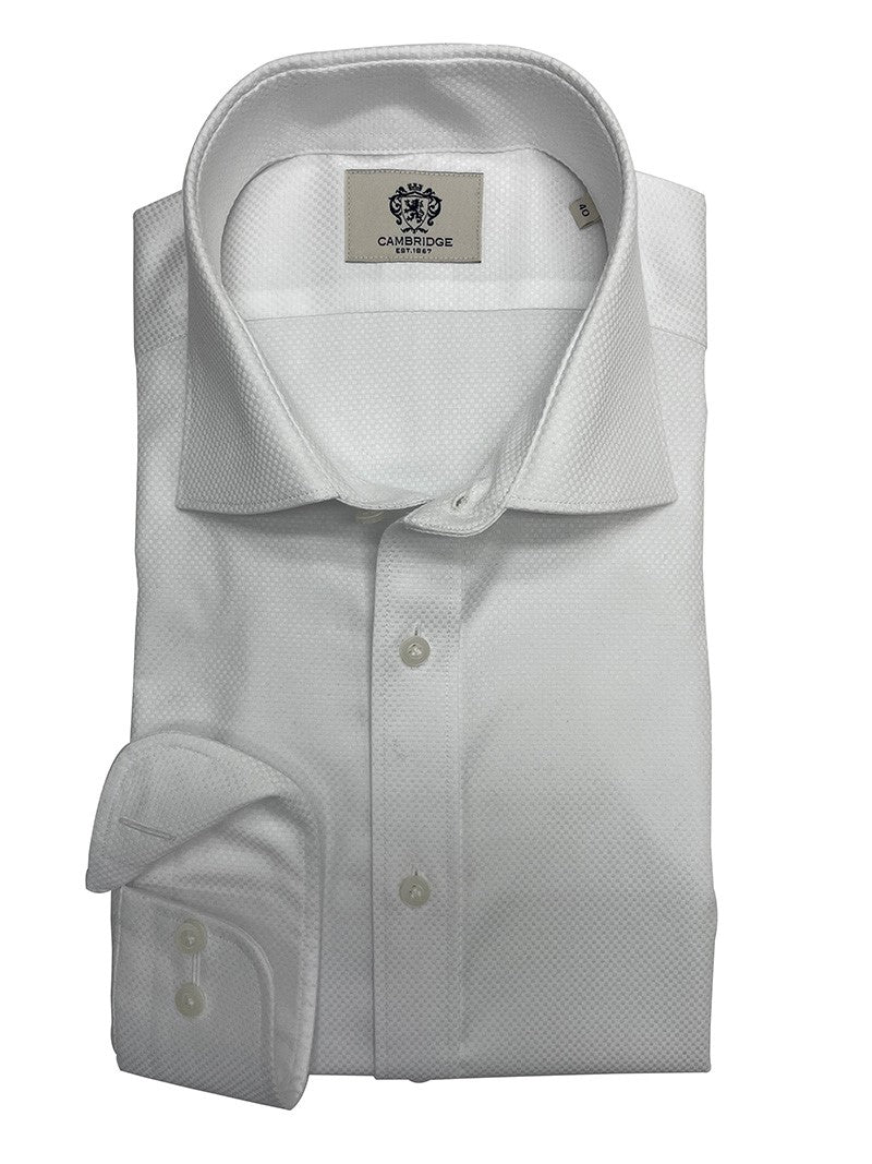 Cambridge Modern Fit White Bentleigh Shirt FCP255