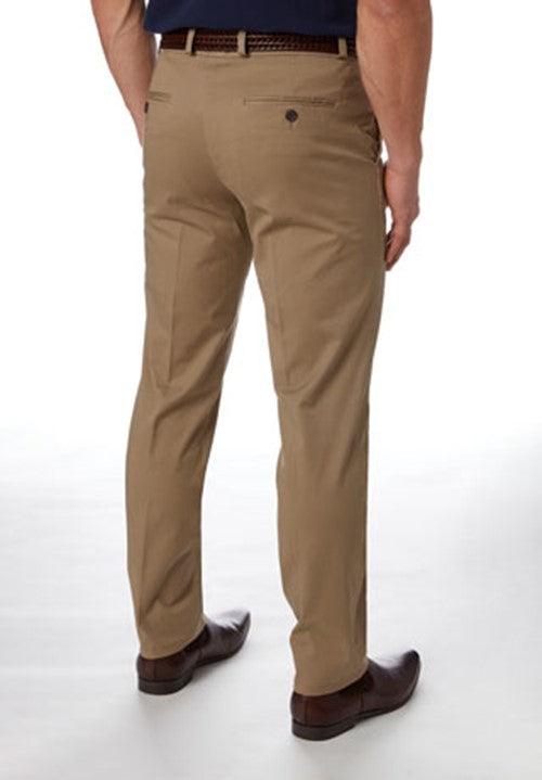 City Club Navigator Cotton Tan Chino FLP010