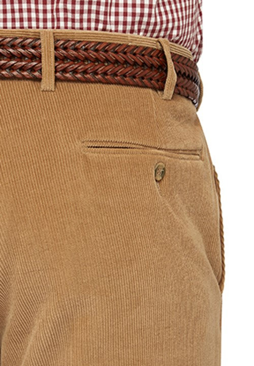 City Club Sutton 12W Cord Pants Camel FLP016