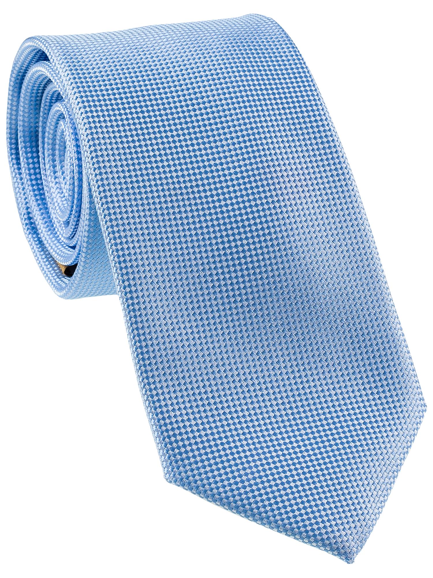 Blue Self Pattern Tie, Bow Tie, Handkerchief