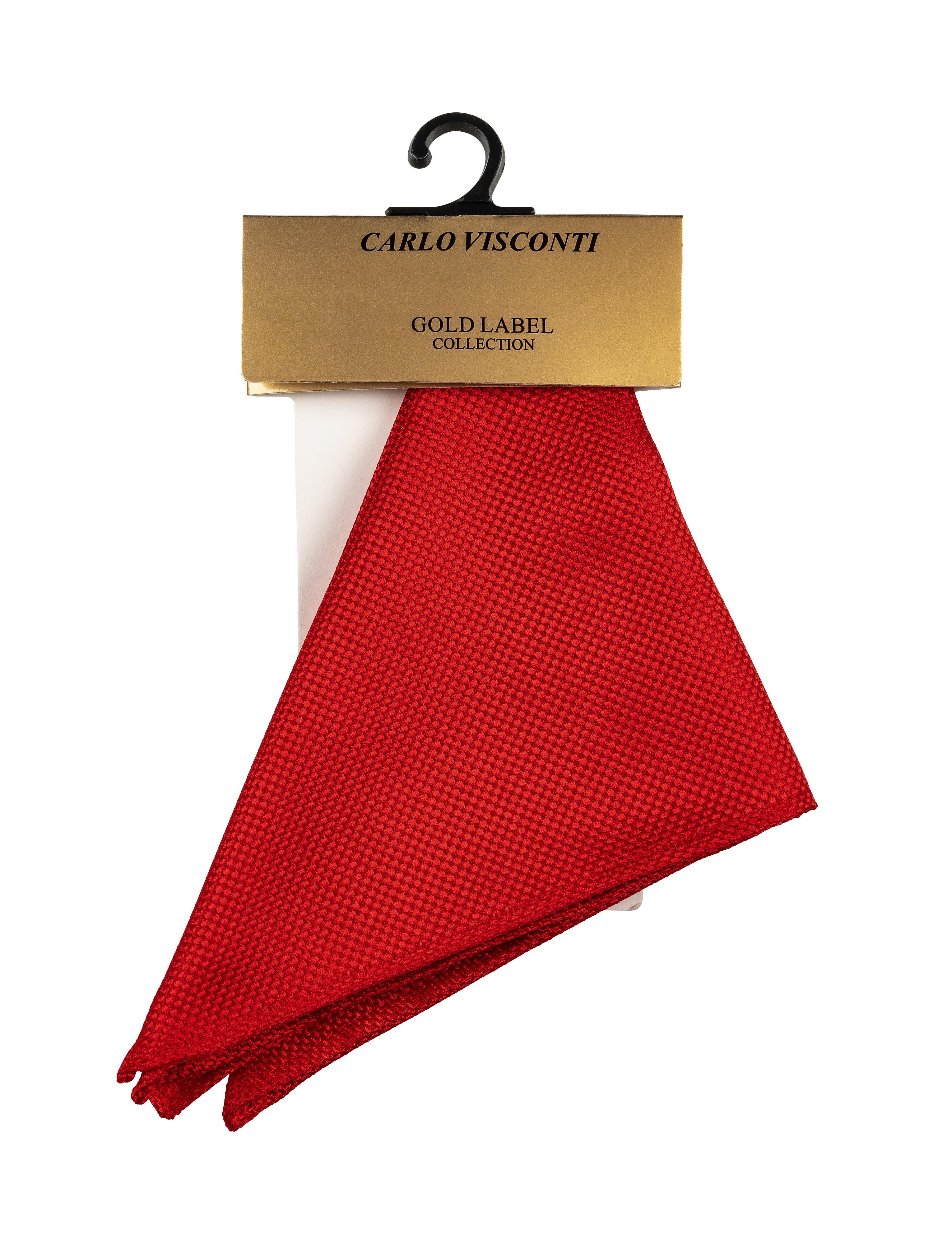 Bright Red Self Pattern Tie, Bow Tie, Handkerchief